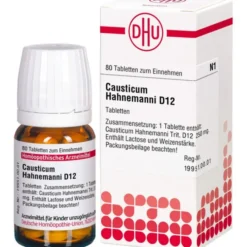 CAUSTICUM HAHNEMANNI D 12 Tabletten 80 St