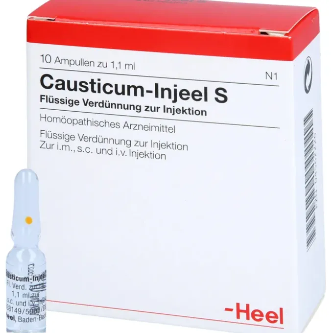 CAUSTICUM INJEEL S Ampullen 10 St