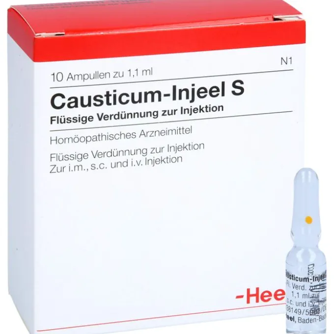 CAUSTICUM INJEEL S Ampullen 10 St