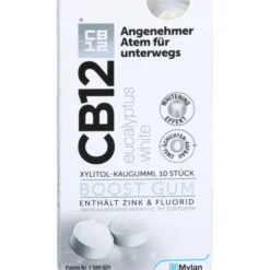 CB12 boost Eucalyptus white Kaugummi 10 Stück