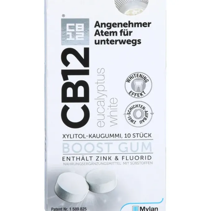 CB12 boost Eucalyptus white Kaugummi 10 Stück