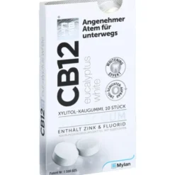 CB12 boost Eucalyptus white Kaugummi 10 Stück