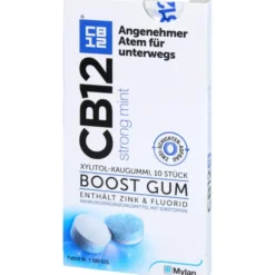 CB12 boost strong mint Kaugummi 10 Stück