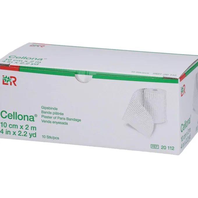 CELLONA Gipsbinden 10 cmx2 m 10 St