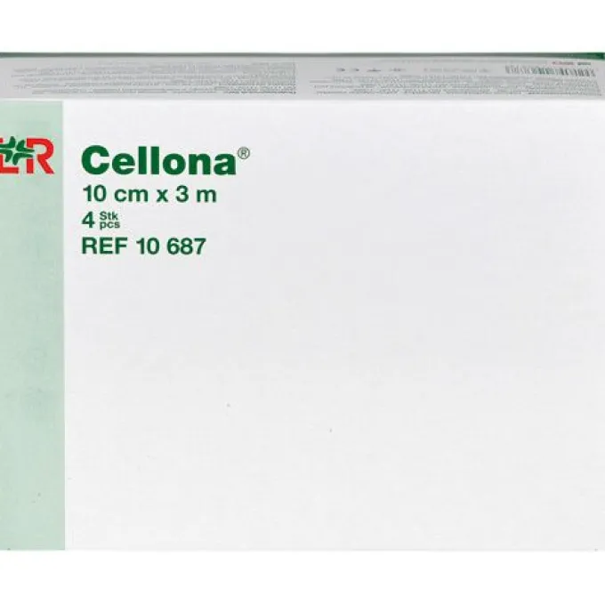 CELLONA Synthetikwatte 10 cmx3 m 4 St