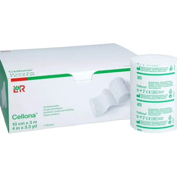 CELLONA Synthetikwatte 10 cmx3 m 4 St