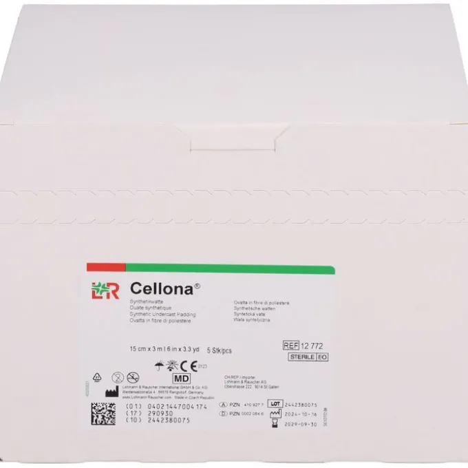 CELLONA Synthetikwatte steril 15 cmx3 m 5 St