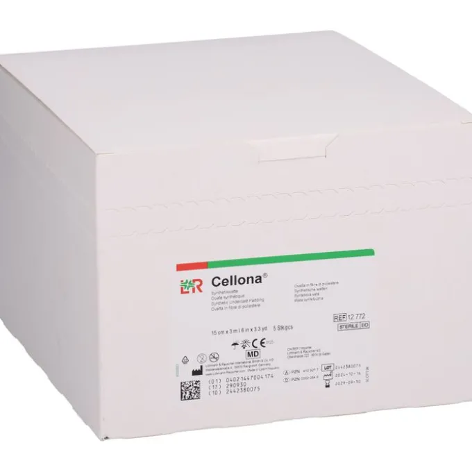 CELLONA Synthetikwatte steril 15 cmx3 m 5 St