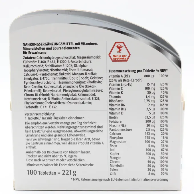 CENTRUM A-Zink Tabletten 180 Stück