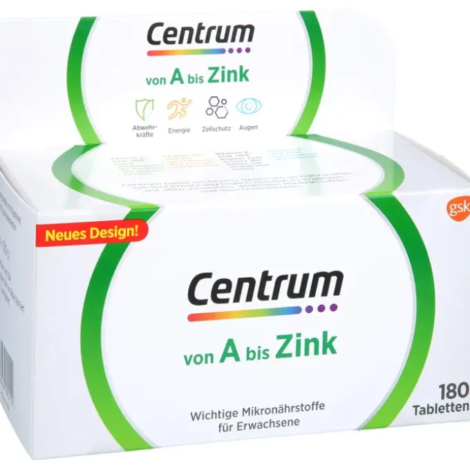 CENTRUM A-Zink Tabletten 180 Stück