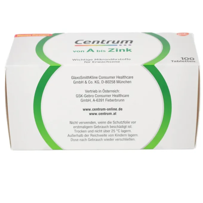 CENTRUM A-Zink Tabletten 100 Stück