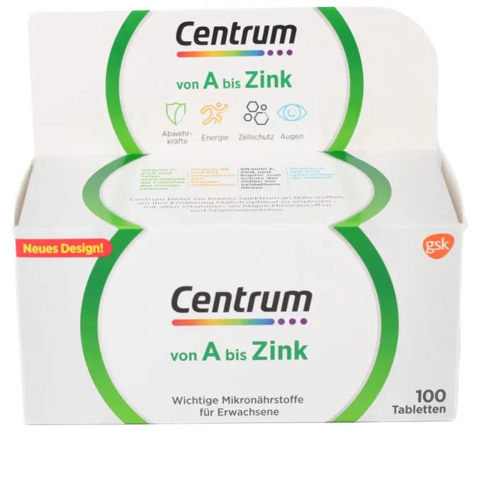 CENTRUM A-Zink Tabletten 100 Stück