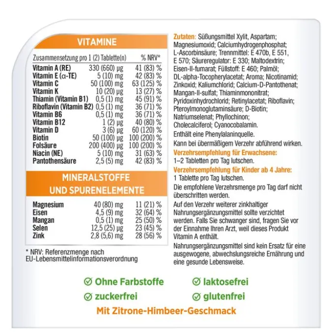 CENTRUM frisch & fruchtig Lutschtabletten 30 Stück