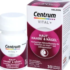 CENTRUM Vital+ Haut Haare & Nägel Tabletten 30 Stück