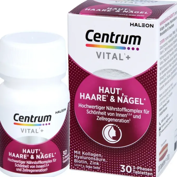 CENTRUM Vital+ Haut Haare & Nägel Tabletten 30 Stück