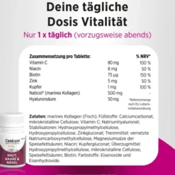 CENTRUM Vital+ Haut Haare & Nägel Tabletten 30 Stück