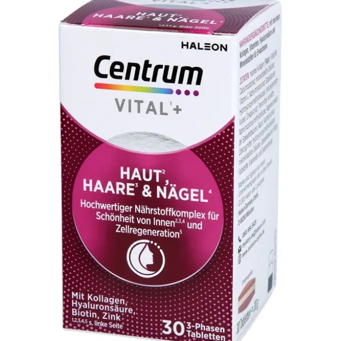 CENTRUM Vital+ Haut Haare & Nägel Tabletten 30 Stück