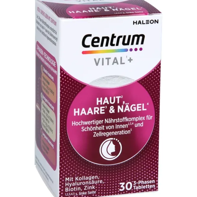 CENTRUM Vital+ Haut Haare & Nägel Tabletten 30 Stück