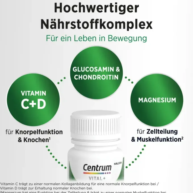 CENTRUM Vital+ Knochen Knorpel & Muskeln Tabletten 30 Stück