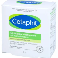 CETAPHIL reichhaltige Nachtcreme mit Hyaluronsäure 48 g