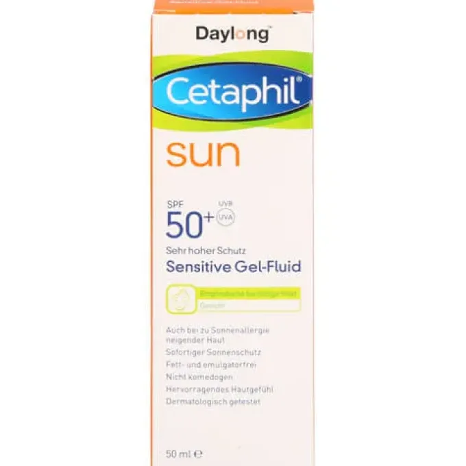 CETAPHIL Sun Daylong SPF 50+ sens.Gel-Fluid Gesich 50 ml