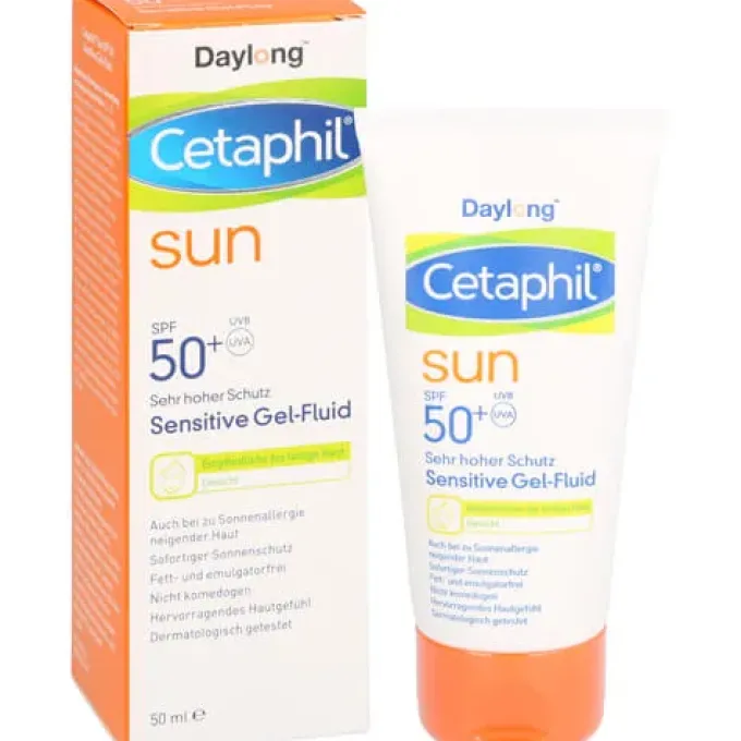 CETAPHIL Sun Daylong SPF 50+ sens.Gel-Fluid Gesich 50 ml