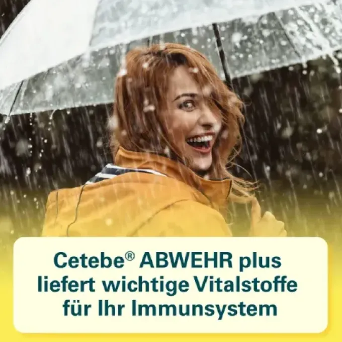 CETEBE ABWEHR plus Vitamin C+Vitamin D3+Zink Kaps. 30 Stück