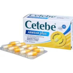CETEBE ABWEHR plus Vitamin C+Vitamin D3+Zink Kaps. 30 Stück