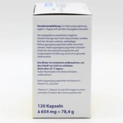 CETEBE ABWEHR plus Vitamin C+Vitamin D3+Zink Kaps. 120 Stück