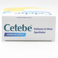 CETEBE ABWEHR plus Vitamin C+Vitamin D3+Zink Kaps. 120 Stück