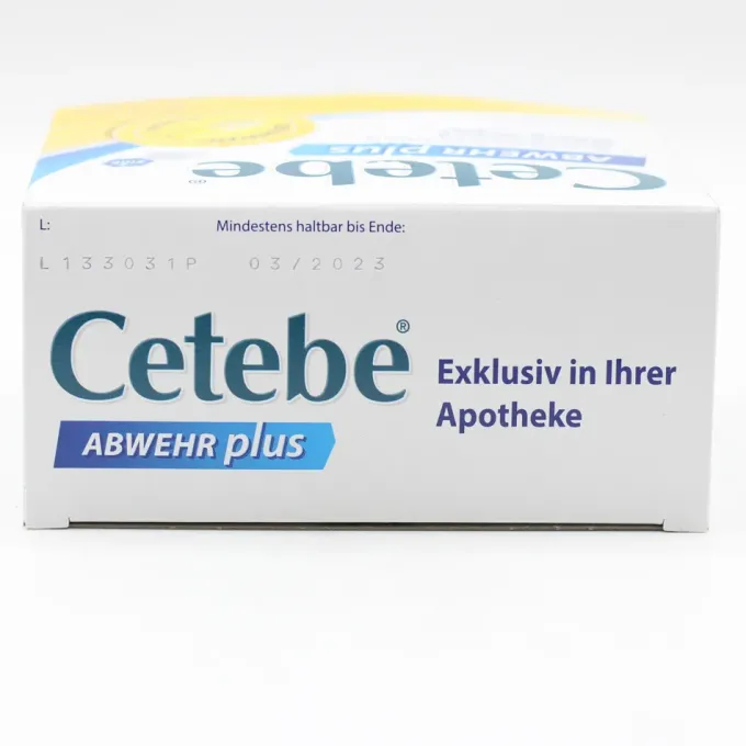 CETEBE ABWEHR plus Vitamin C+Vitamin D3+Zink Kaps. 120 Stück