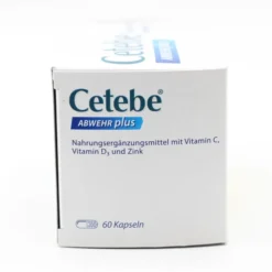 CETEBE ABWEHR plus Vitamin C+Vitamin D3+Zink Kaps. Set 2x60St