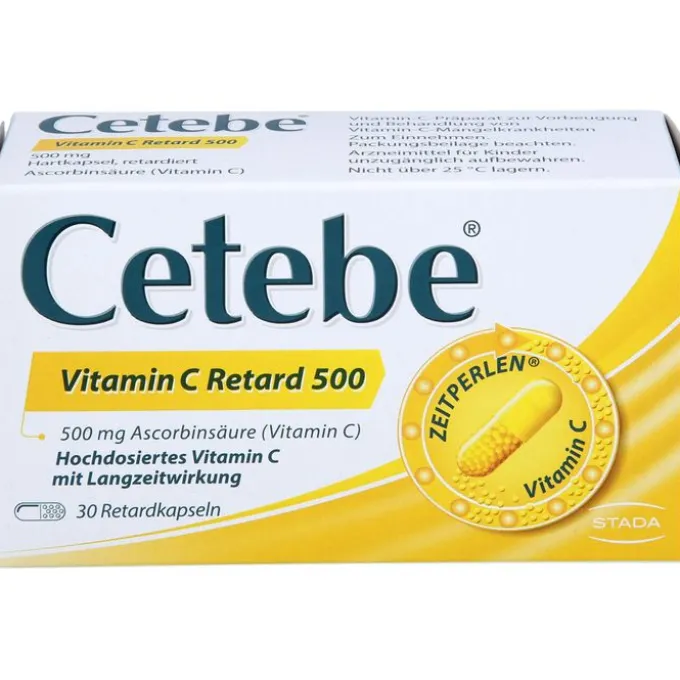 CETEBE Vitamin C Retardkapseln 500 mg 30 St