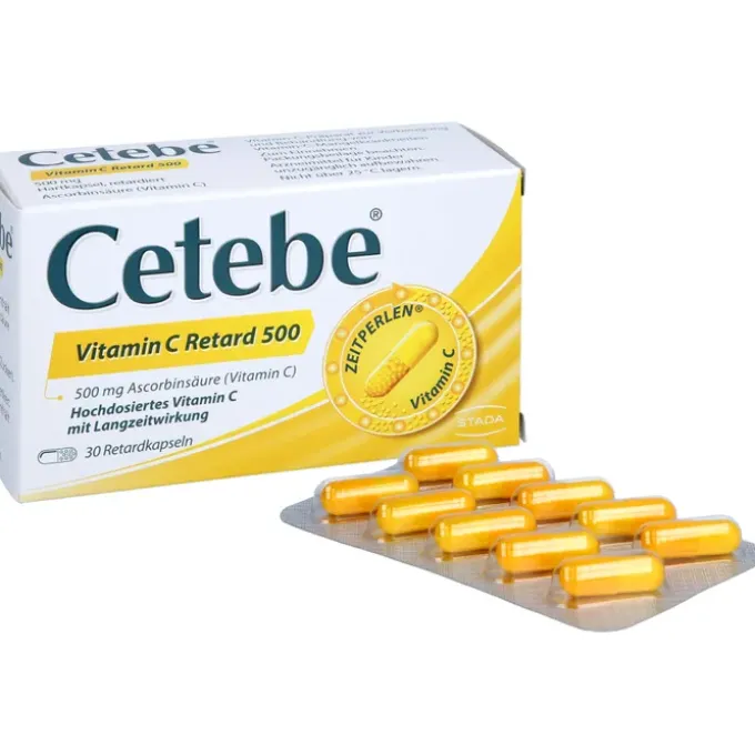 CETEBE Vitamin C Retardkapseln 500 mg 30 St