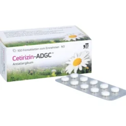 CETIRIZIN ADGC Filmtabletten 100 St