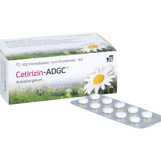 CETIRIZIN ADGC Filmtabletten 100 St