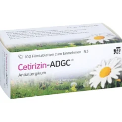 CETIRIZIN ADGC Filmtabletten 100 St