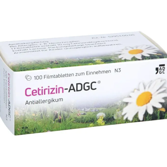 CETIRIZIN ADGC Filmtabletten 100 St