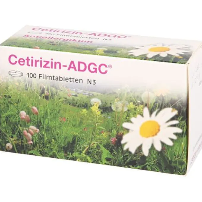 CETIRIZIN ADGC Filmtabletten 100 St