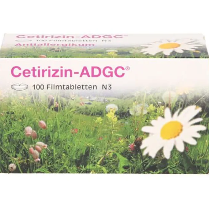 CETIRIZIN ADGC Filmtabletten 100 St