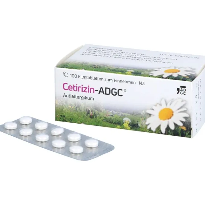 CETIRIZIN ADGC Filmtabletten 100 St