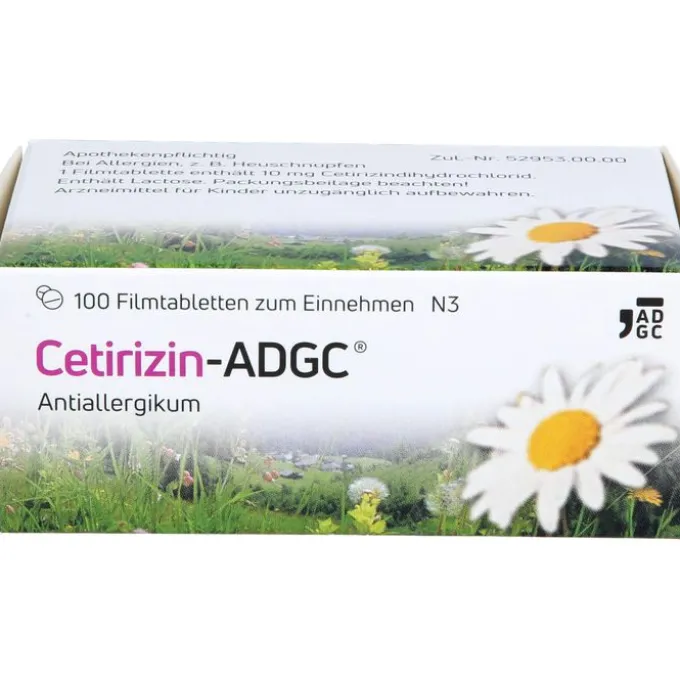 CETIRIZIN ADGC Filmtabletten 100 St