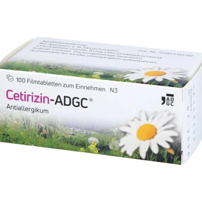 CETIRIZIN ADGC Filmtabletten 100 St