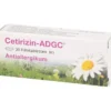 CETIRIZIN ADGC Filmtabletten 20 St
