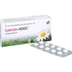 CETIRIZIN ADGC Filmtabletten 20 St