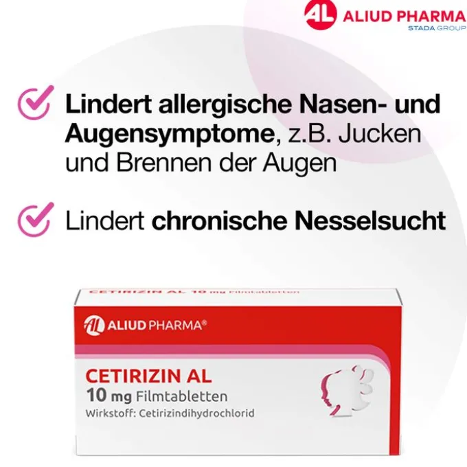 CETIRIZIN AL 10 mg Filmtabletten 100 St