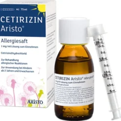 CETIRIZIN Aristo Allergiesaft 1 mg/ml Lsg.z.Einn. 75 ml