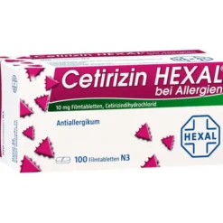 CETIRIZIN HEXAL Filmtabletten bei Allergien 100 St