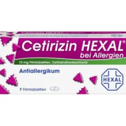 CETIRIZIN HEXAL Filmtabletten bei Allergien 7 St