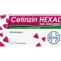 CETIRIZIN HEXAL Filmtabletten bei Allergien 7 St